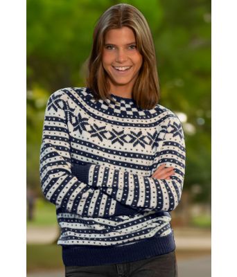 Marineblå fanagenser med rundfelling - Viking 2207-2-526