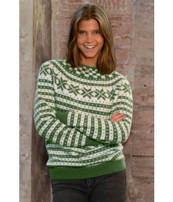 Gressgrønn fanagenser med rundfelling - Viking 2207-2-533