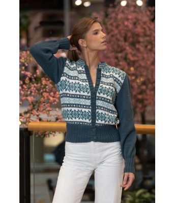 Vangen kofte i petrolgrønn - Viking 2207-8