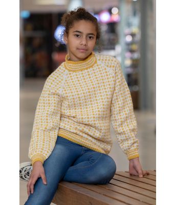 Islender med raglanfelling til barn - Viking 2210-08B