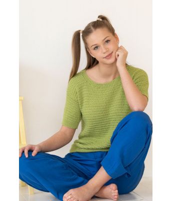 Jolle strikket t skjorte - Viking 2218-05