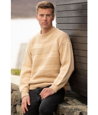 Wasabi strikket bomullsgenser til herre - Viking 2221-09