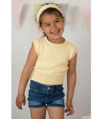 Slush strikket sommertopp til jente - Viking 2222-02