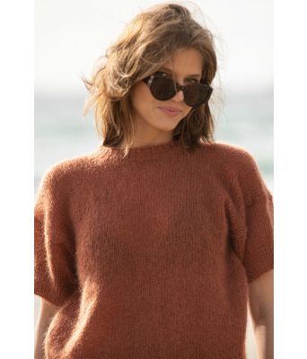 Fasan strikket sommergenser sommertopp - Viking 2223-3