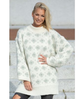 Hazel genser naturhvit - Viking 2226-03A