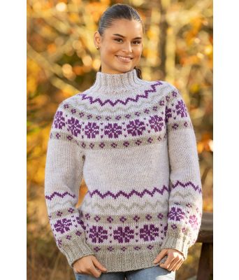 Sagitta genser i tykt ullgarn - Viking 2301-04