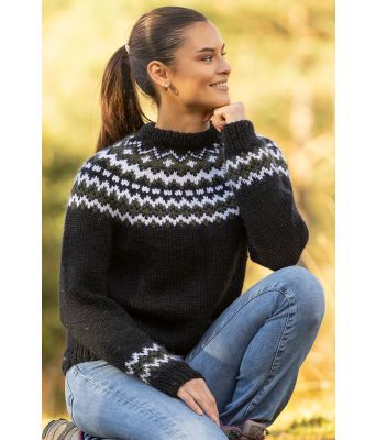 Awiga strikkegenser til dame - Viking 2301-10