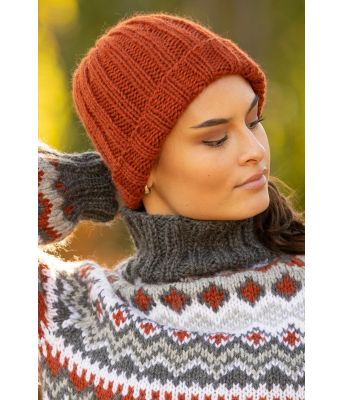 Rustbrun Apus lue i tykt-ullgarn - Viking 2301-13B