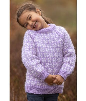 Lys lilla Gemeni genser - Viking 2302-04A