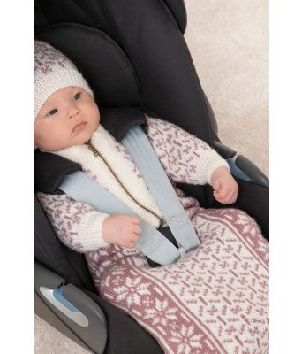 Ellinor strikket kjørepose til baby - Viking 2304-06