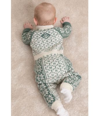 Ellinor strikket dress til baby - Viking 2304-12