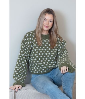 Groenn Bryggen islender genser - Viking 2305-12A