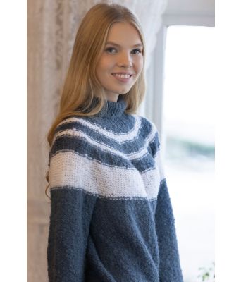 Blåne genser Camilla Haugen - Viking 2308-09