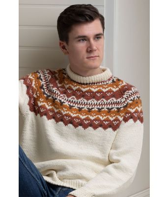 Naturhvit Turt genser - Viking 2315-6C