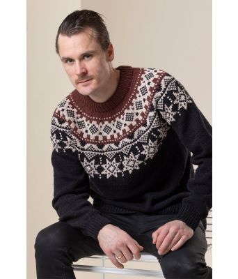 Svart Svartor genser - Viking 2315-7A