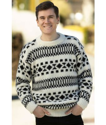 Naturhvit Stokki genser - Viking 2316-3A