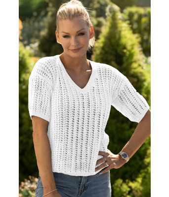 Hvit Valli t-skjorte - Viking 2320-1-400