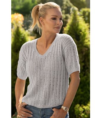 Lysegrå Valli t-skjorte - Viking 2320-1-413