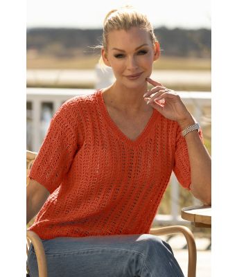 Rustoransje Valli t-skjorte - Viking 2320-1-452