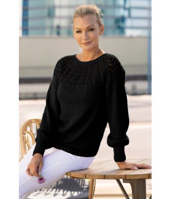 Svart Una genser - Viking 2320-8-403
