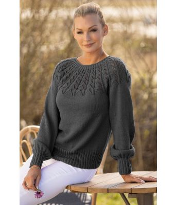 Grå Una genser - Viking 2320-8-415