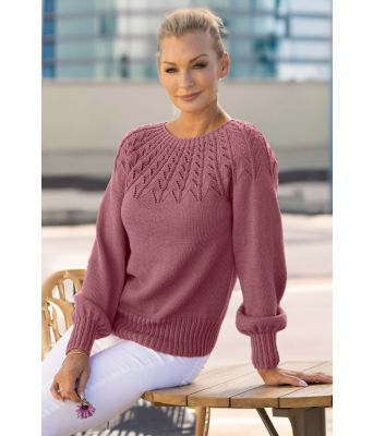 Rødbrun Una genser - Viking 2320-8-418