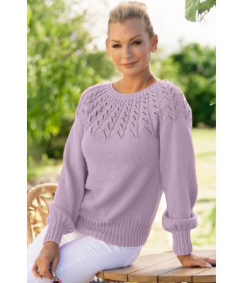 Lys lilla Una genser - Viking 2320-8-467