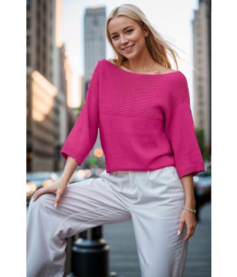 Cerise Praia strikket t-skjorte Viking 2321-2-563