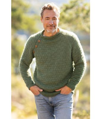 Grønn Odin genser - Viking 2330-13B