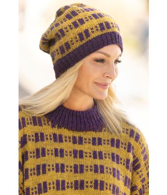 Edda strikket lue - Viking 2331-04B