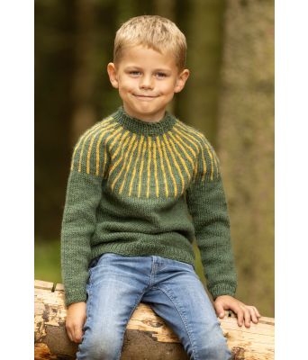 Grønn Aldis genser - Viking 2332-02B