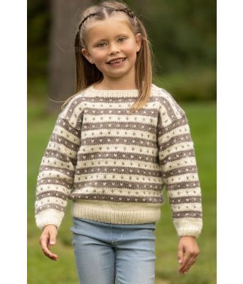 Naturhvit Narve genser - Viking 2332-05A