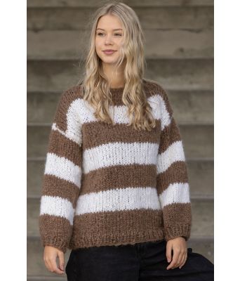 Tyri bredstripete strikkegenser - Viking 2335-9