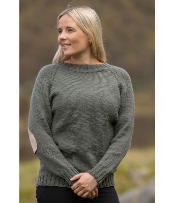 Grønn Ullin genser - Viking 2336-14A