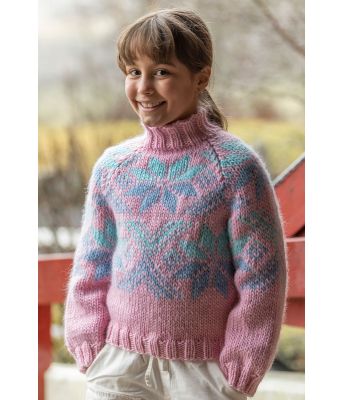 Snoi genser, lys rosa - Viking 2410-1C