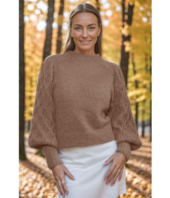 Lysebrun Juliegenser - Mie Mack Cappelen by Viking 2415-5-309