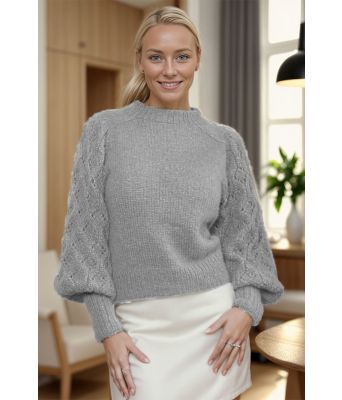 Grå Juliegenser - Mie Mack Cappelen by Viking 2415-5-313