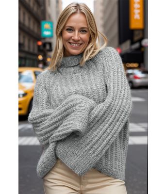 Grå Smula genser - Viking 2415-7-313