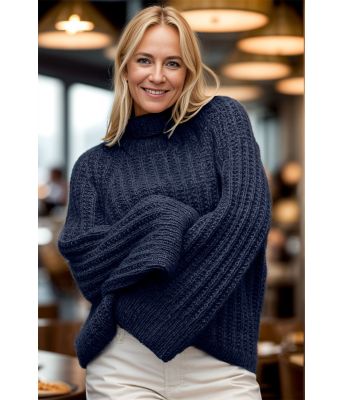Mørkeblå Smula genser - Viking 2415-7-324