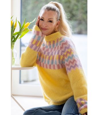 Lysegul Emila genser - Viking 2416-8-340