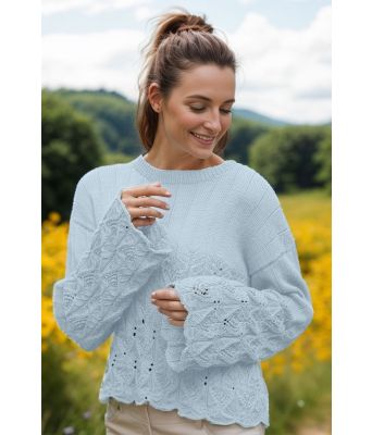 Lyseblå Eukalyptusgenser - Viking 2418-6-420