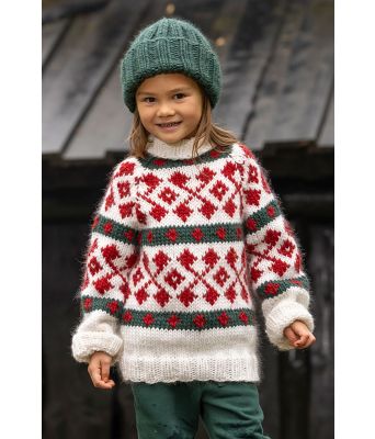 Ocean Eyes julegenser til barn - Viking 2431-1