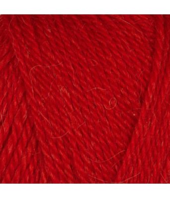 Viking garn - Alpaca liten storm 750 Rød