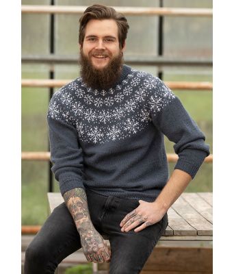 Snøfnugg genser fra Viking 1824-10b