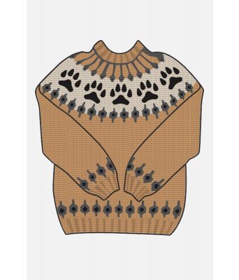 Villmarksgenseren / The wilderness sweater garnpakke i Hobbygarn - B