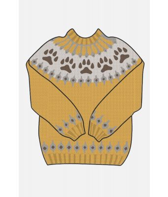 Villmarksgenseren / The wilderness sweater garnpakke i Hobbygarn - E