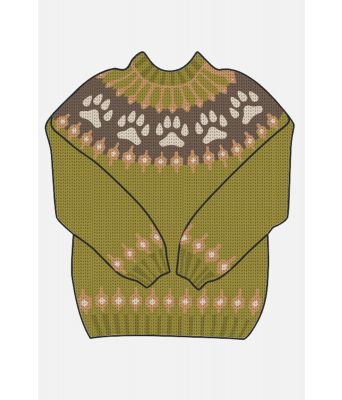 Villmarksgenseren / The wilderness sweater garnpakke i Hobbygarn - H