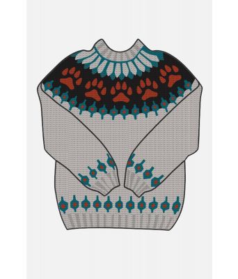 Villmarksgenseren / The wilderness sweater garnpakke i Hobbygarn - R