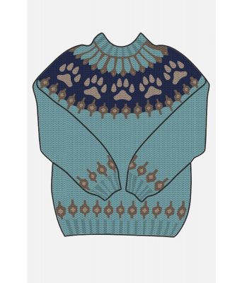 Villmarksgenseren / The wilderness sweater garnpakke i Hobbygarn - U