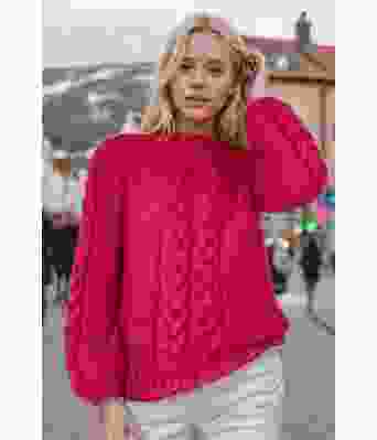 Bringebær Poppy genser - Belfilato 101-44227